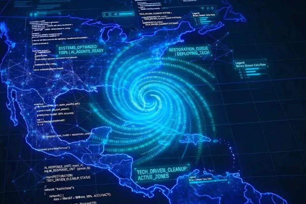 Business backup and recovery environment representing technology continuity planning for a South Florida business before a hurricane.
