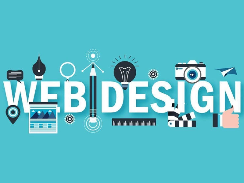 Modern website design and development workspace representing a responsive business website project.