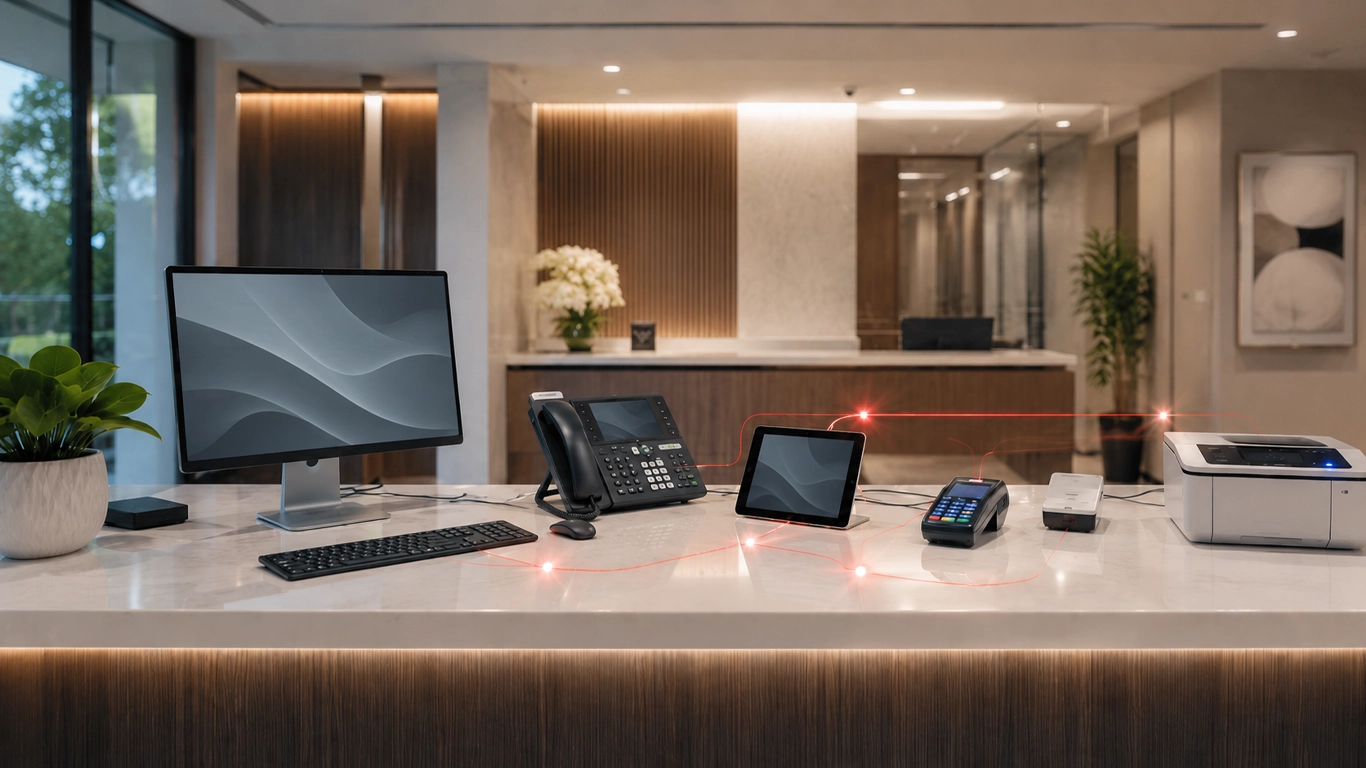 Front desk workflows