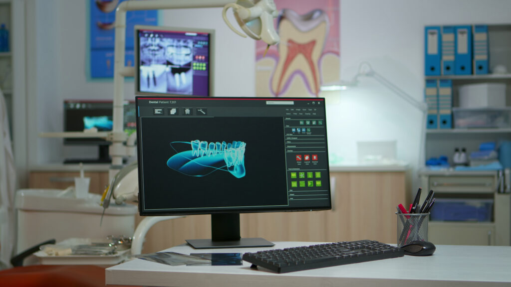 computers with dental service IT software by dental IT support